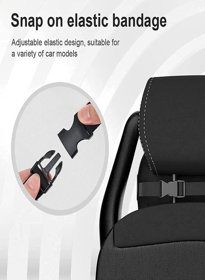 Ritmo وسادة مسند الرأس من ريتومو لمقعد السيارة، وسادة دعم الرقبة من إسفنج الذاكرة لتخفيف آلام الرقبة - وسادة سفر ناعمة بتصميم مريح على شكل حرف U للنوم والراحة في السيارة والمكتب. - Image 4